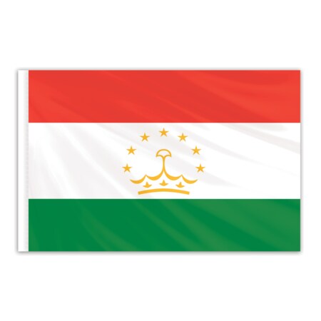 Tajikistan Indoor Nylon Flag 4'x6'